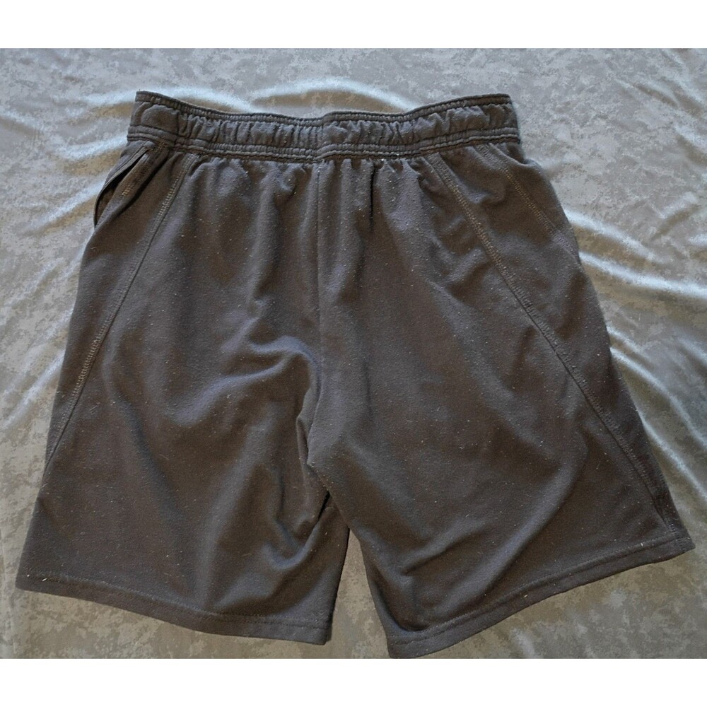 Unipro Men's Gym & Training Quick-Dry Mesh Athletic Shorts Pockets Black S - Picture 2 of 4